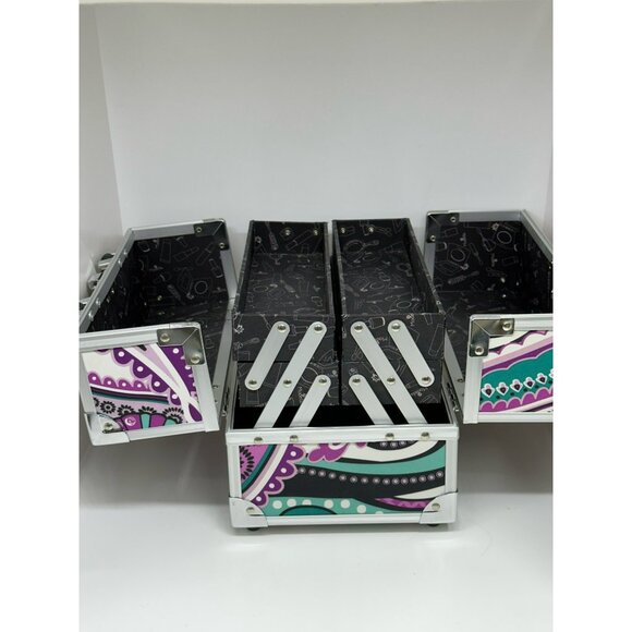 Modella Belle Boho Multi-Tier Vanity Train| Makeup, Jewelry, Cosmetic Organizer - Picture 7 of 13